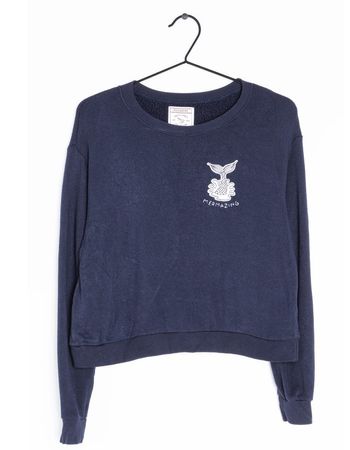 Pull&Bear mermaizing Pullover dunkelblau Grösse XS-S