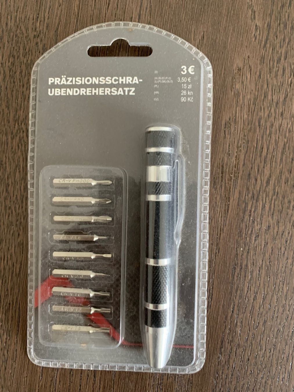 Tutti gli attrezzi: Präzisionsschraubendrehersatz mit 10 Bits, neu OVP – Nuovo e nell'imballaggio originale da Emmen venduto da newdeal1970 1