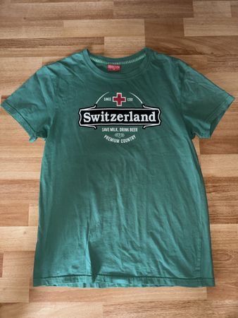 Switzerland T-Shirt grün Grösse M Herren (Heidi)