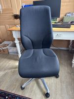 Bürostuhl schwarz mit Metallfuss gebraucht.