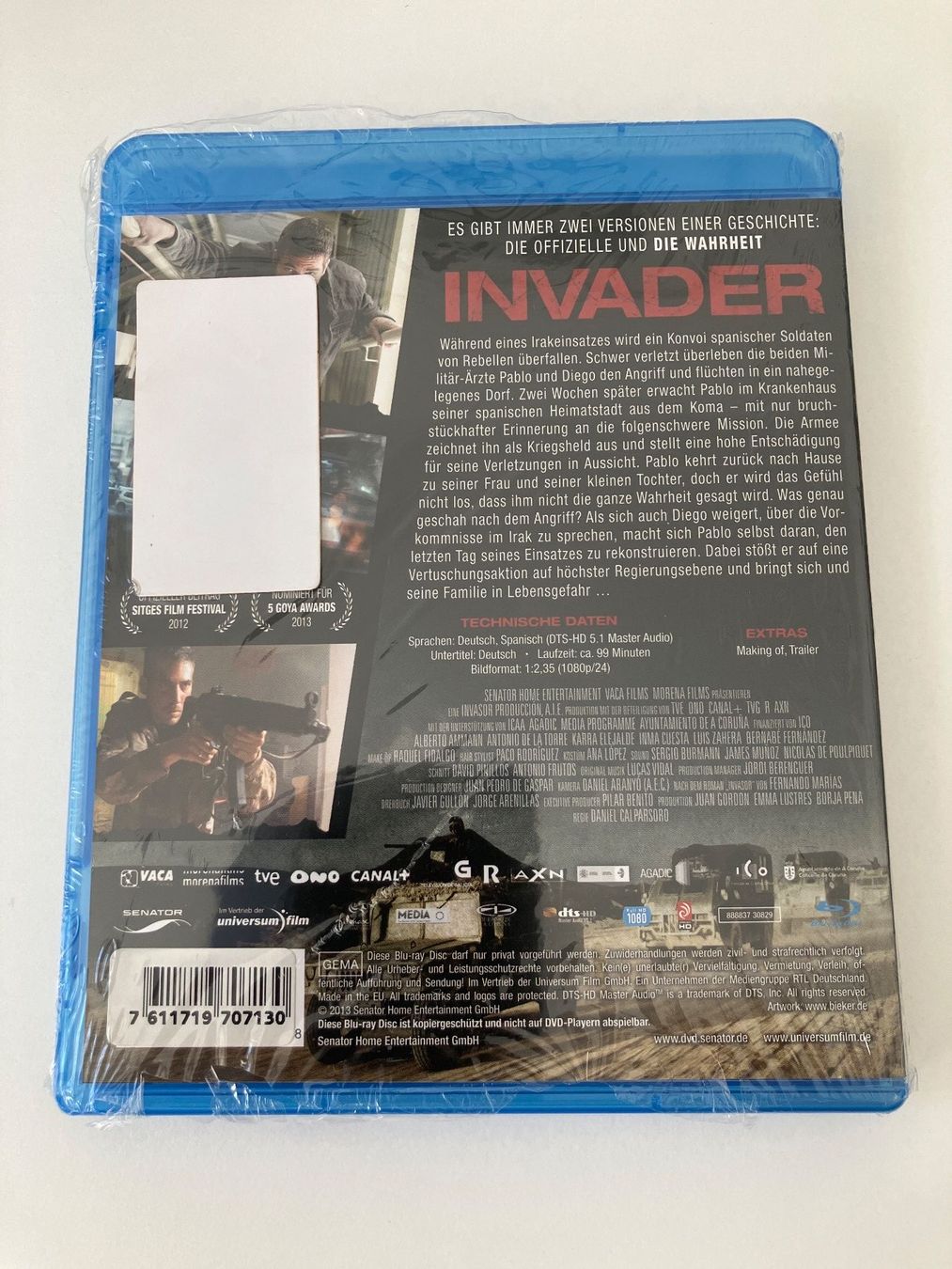 Tutti i DVDs: Invader (Blu-ray) Antonio de la Torre - Neuware – Usato da Arbon venduto da Sugofresser 1