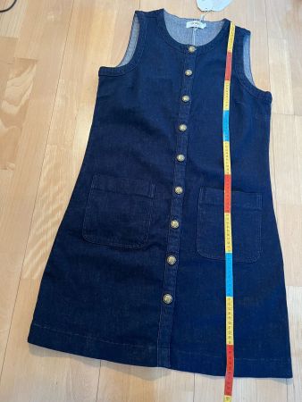 Oraije Paris Jeans Kleid in Gr. 42, Dunkelblau, NEU