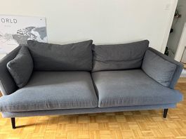 2er Sofa anthrazit