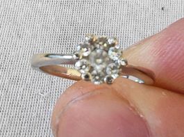 Weissgold Ring 51