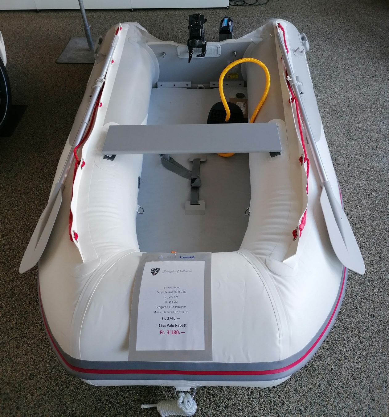 Sergio Cellano Barche: Schlauchboot Suzuki Sergio Cellano mit Elektromotor – Nuovo (secondo la descrizione) da Samedan venduto da Automobile-Palue 4