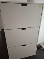 Schuhschrank 3 Klappen weiss neuwertig