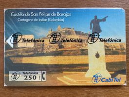 Telefonkarte Spanien, San Felipe de Barajas originalverpackt