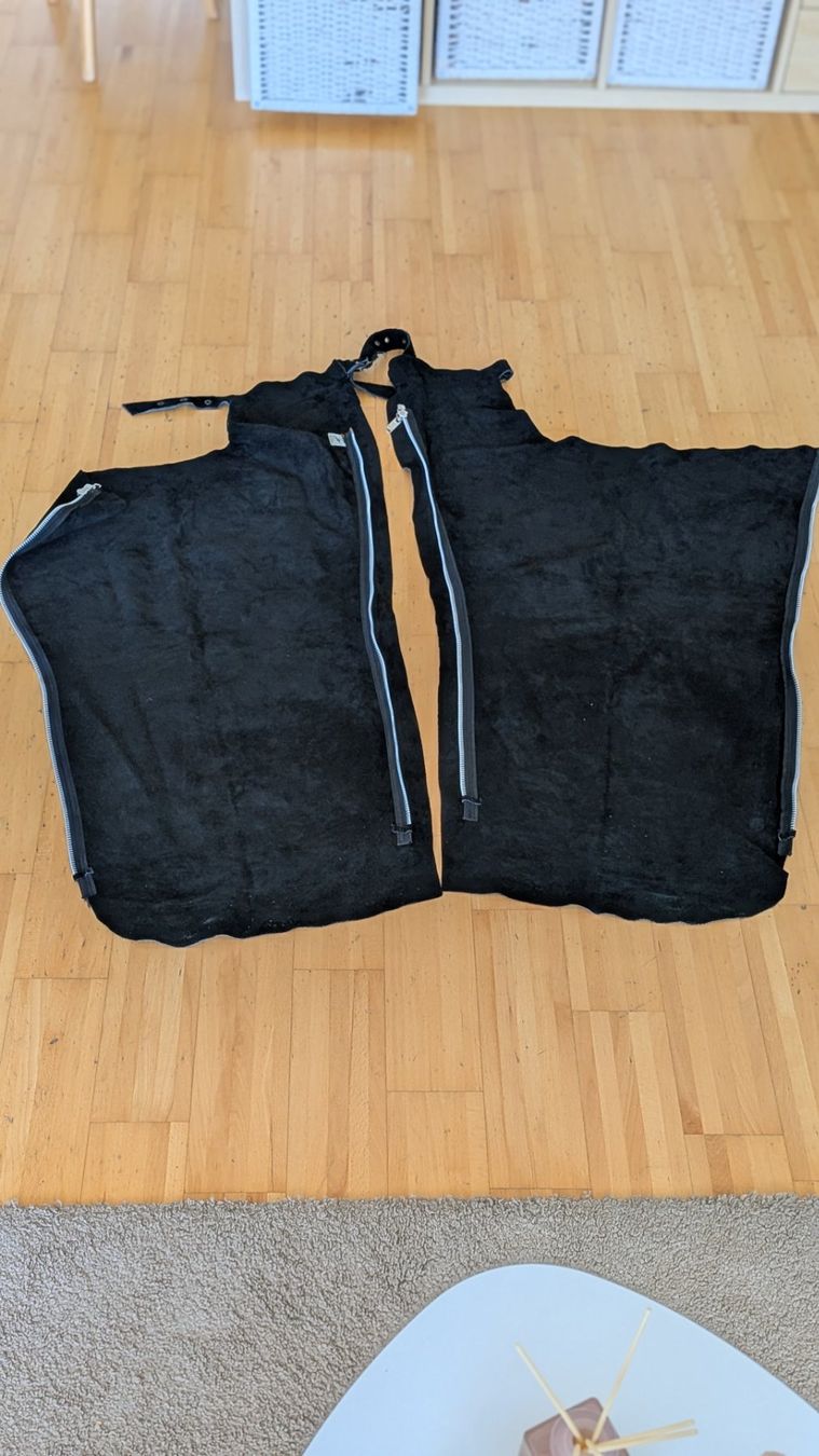 Felix Bühler Pantaloni: Reithosen-Chaps Gr. XL, Schwarz – Usato da Ostermundigen venduto da mizuth 2