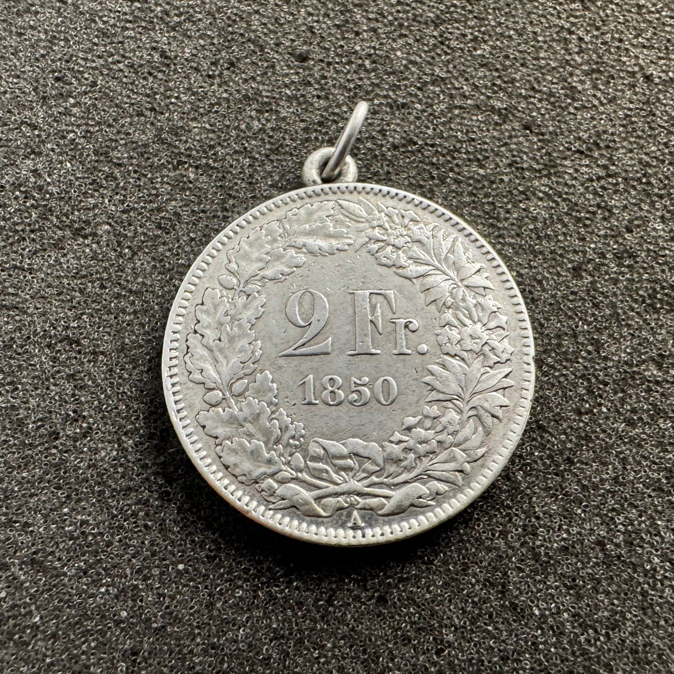 Tutti le monete: 2 Franken Schweiz  Silber 1850 – Usato da Reitnau venduto da tb-muenzen