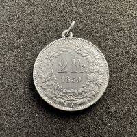 2 Franken Schweiz  Silber 1850
