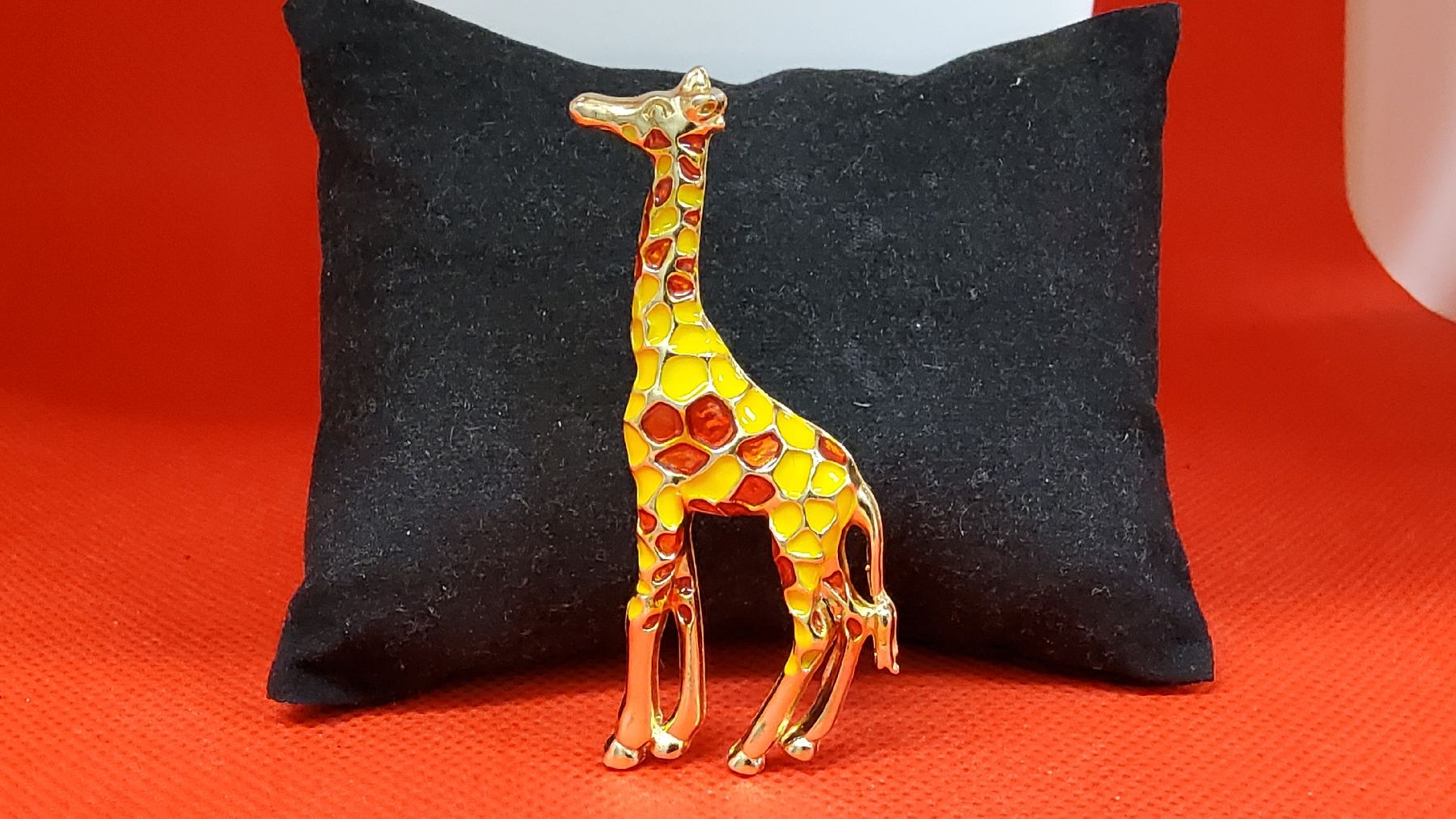 Spille & Fermagli: Goldige Vintage Brosche Giraffe - Ein Hingucker! – Nuovo (secondo la descrizione) da Herisau venduto da Nluanalucas