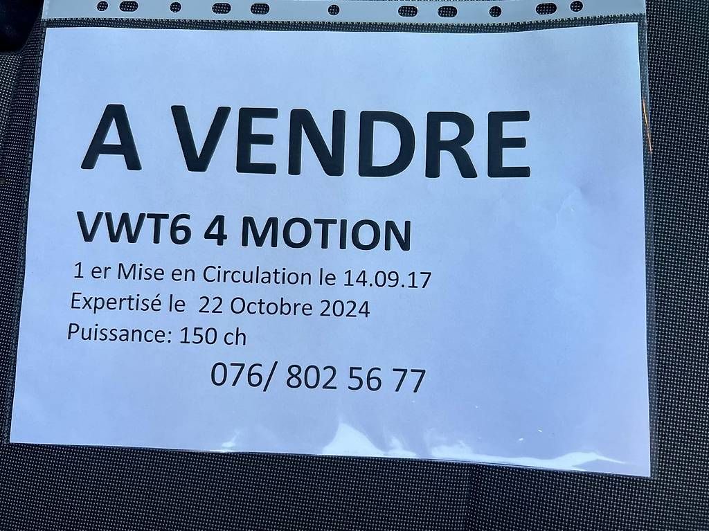 Veicoli commerciali: VW T6 4 Motion  expertisé du jour – Usato da Fully venduto da Luvi 8