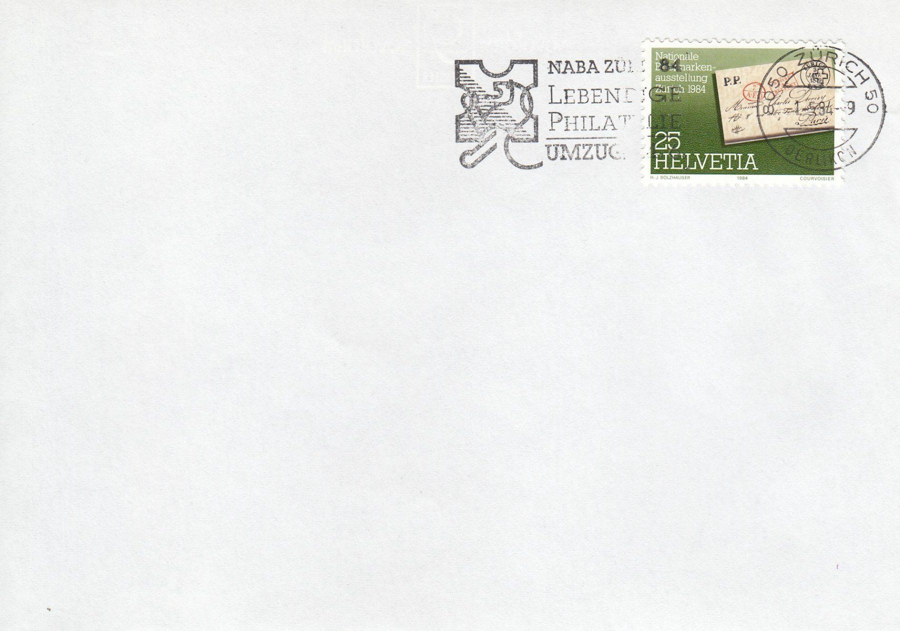 Alle Briefmarken: NABA ZÜRI 84 W63, 2 Belege – Gebraucht aus Spreitenbach von Mustang_1105 2