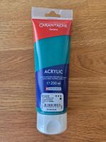 Caran d'Ache Acrylfarbe Smaragdgrün 250ml neu