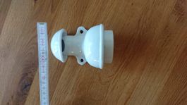 Vintage Keramikstecker / Lampensockel