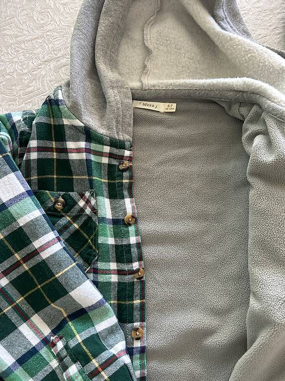 Giacche: Giacca Camicia con Cappuccio e Pile Interno 4 stagioni – Usato da Tesserete venduto da l_m_n67r 1
