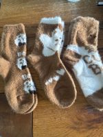 3x Kuschelsocken - flauschig weich-Wohlfühlen- Zeit für Dich