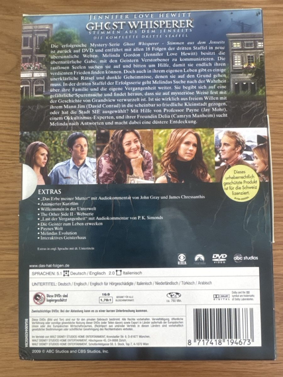 Alle DVDs: Ghost Whisperer dritte Staffel – Gebraucht aus Muhen von Kusi_ 1