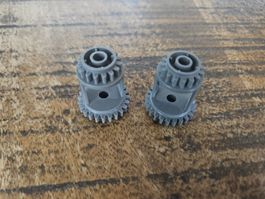 lego 6563 lot de 2 pièces Dark Bluish Gray Technic, Gear 