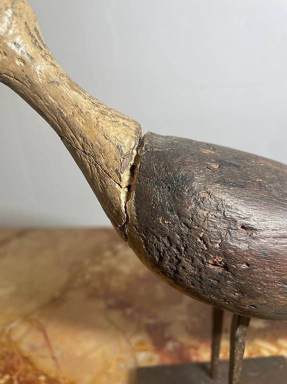 Tutte le decorazioni: Lockvogel aus Holz, mit weissem Kopf – Usato da Nidau venduto da Nintschgu 4