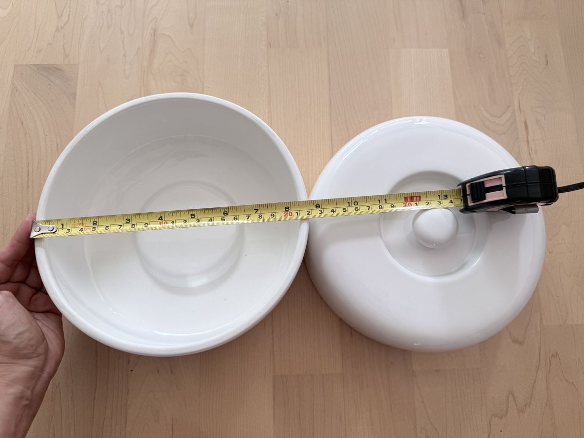 Coques & Protection écran: White Ceramic Lid Diameter 22 cm – Neuf (Voir description) à Cham par cec_b78y