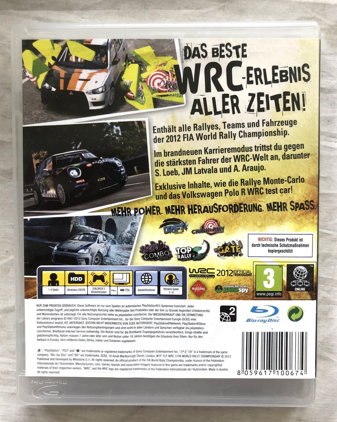 Giochi: PS3 - WRC 3 – Usato da Schaffhausen venduto da durruti 2