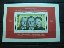 DDR 1983 Wiederstandsorg. Block 70 **