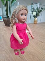 Our Generation Puppe mit festlichem pinken Kleid & Schuhen