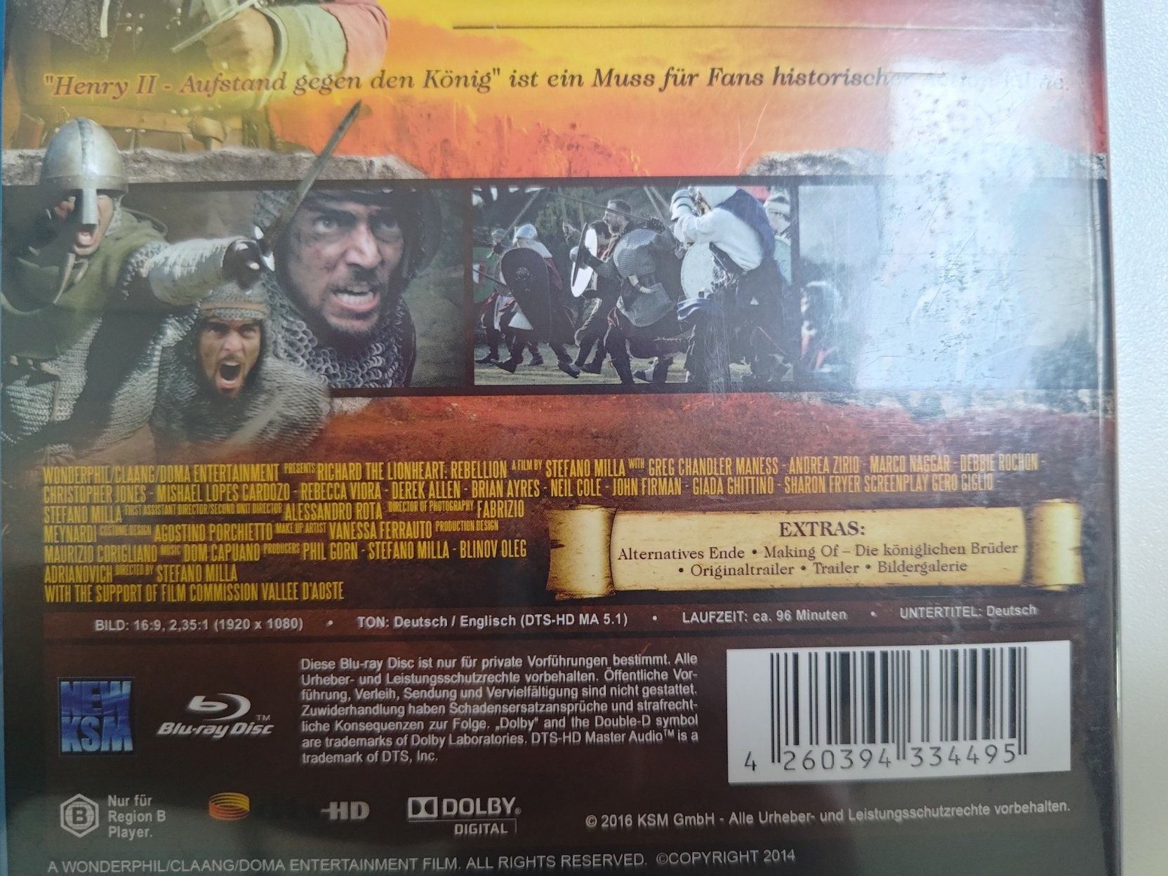 Tutti i DVDs: Henry II - Aufstand gegen den König – Usato da Liestal venduto da Kratzilla 3