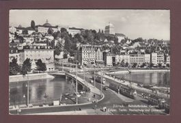 ZÜRICH - Bahnhofbrücke - Tram - 1958