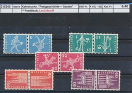 1968/76 Kehrdruck, "Postgeschichte", ** postfrisch