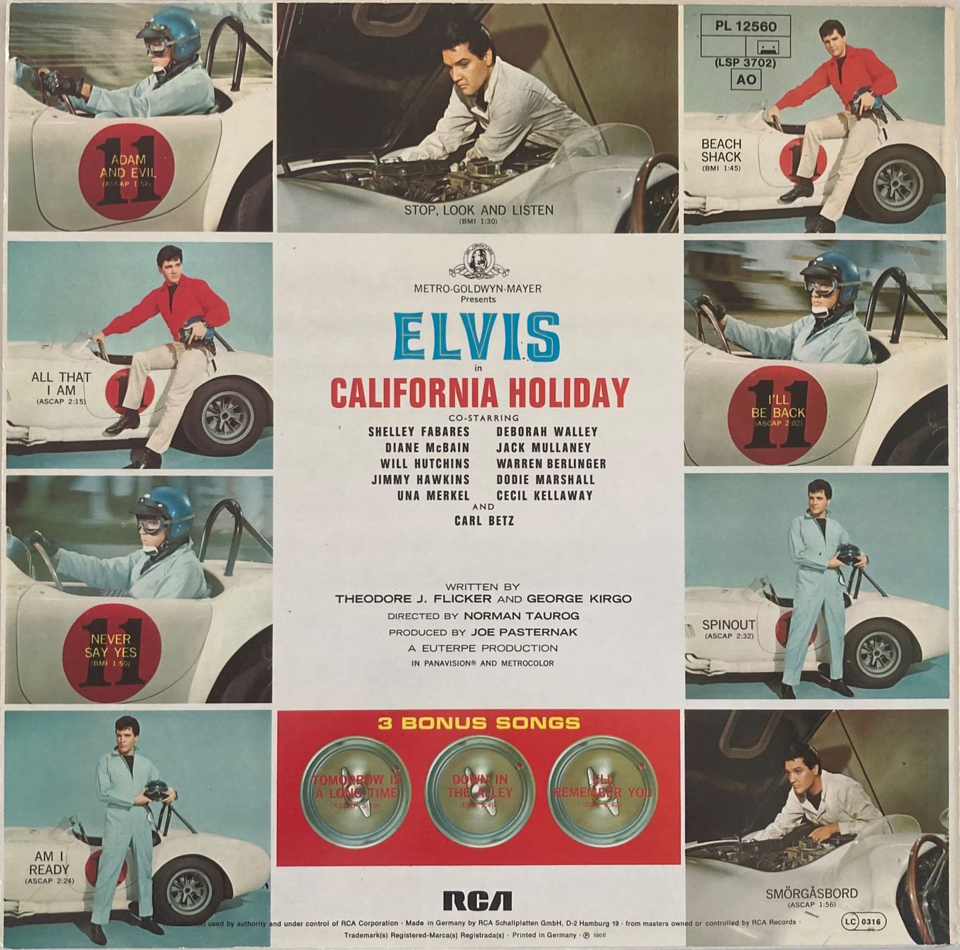 Dischi in vinile: ELVIS PRESLEY - CALIFORNIA HOLIDAY – Usato da Poliez-Pittet venduto da Newtown-Records 1