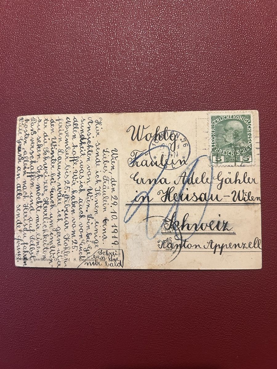 Cartoline postali: Rund um Wien 1919 – Usato da Breganzona venduto da Milesbo 1