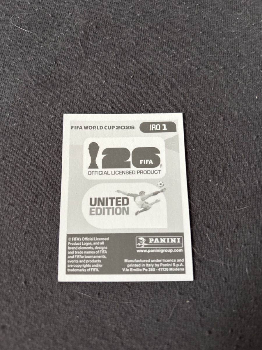 Panini Carte collezionabili: Panini Bild IRQ1 – Nuovo (secondo la descrizione) da Rechthalten venduto da Thierry_89 1