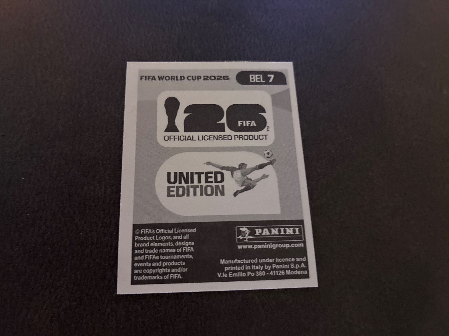 Panini Sammelbilder & Trading cards: Panini WM 2026 Mexiko Sticker - BEL7 – Neu (gemäss Beschreibung) aus Basel von yac_h5js 1