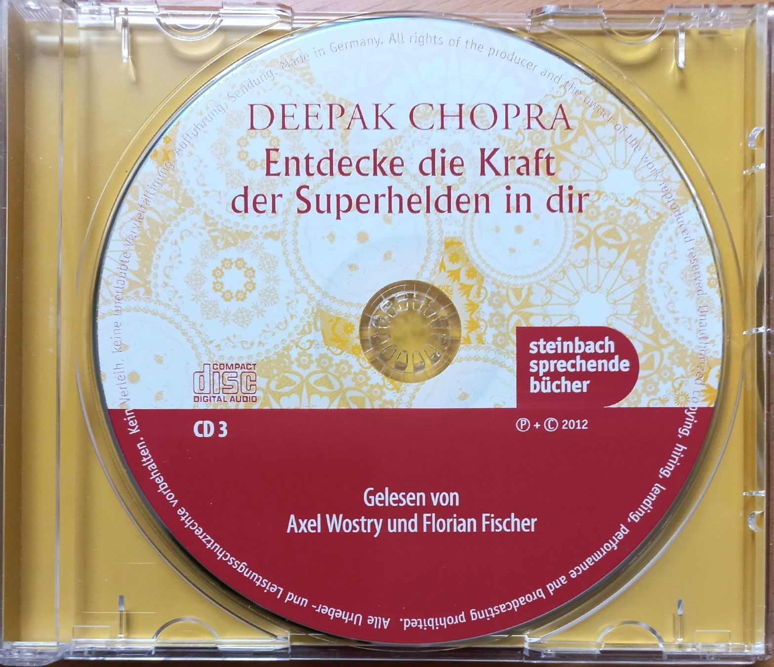 CDs: 3 CD Hörbuch - Deepak Chopra - Superhelden in Dir – Gebraucht aus Niederuzwil von lubimaja 4