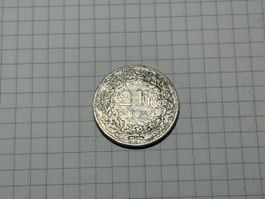 Schweizer 2 Franken Münze 1875 Silbermünze