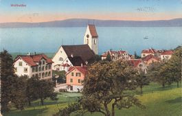 Wolfhalden (AR) Kirche mit Bodensee Panorama