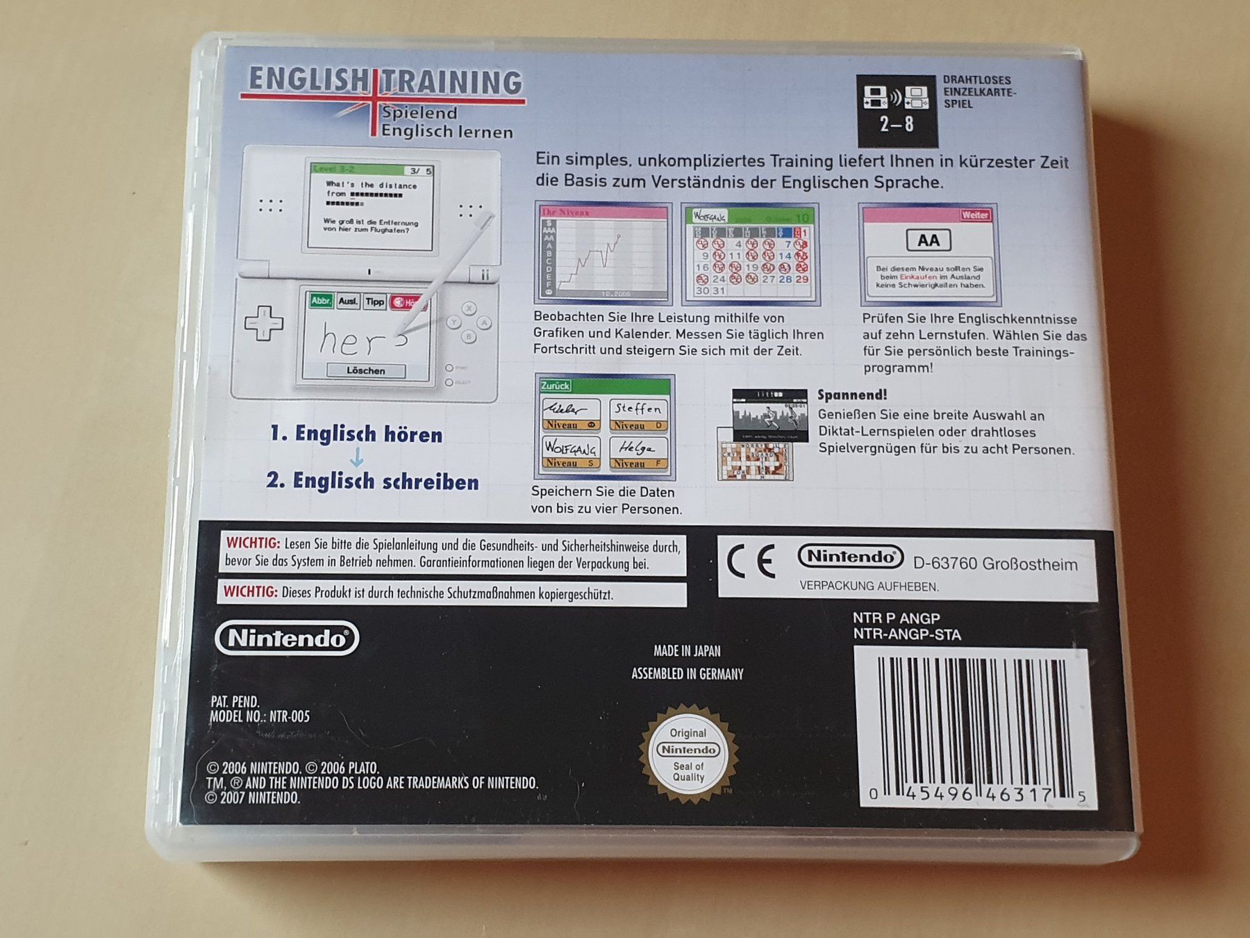 Nintendo Spiele: Englisch Training – Gebraucht aus Stansstad von collectorsshop 1