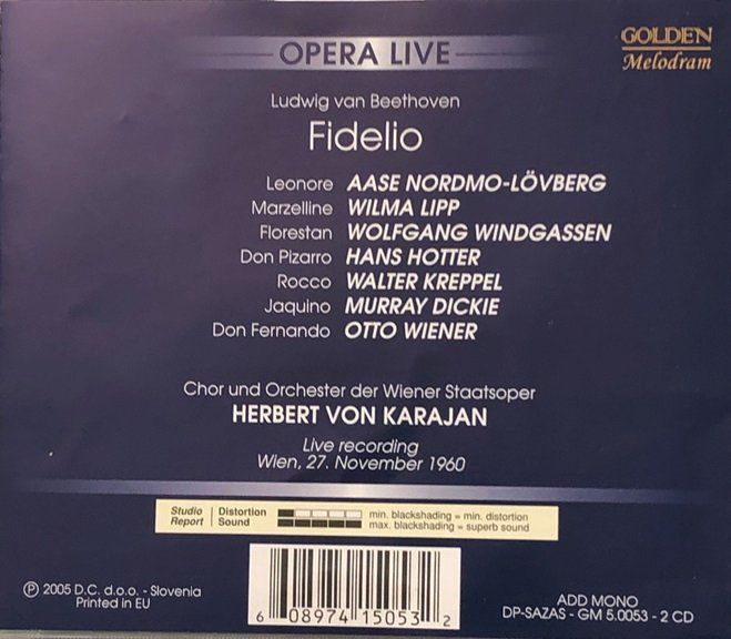 CDs: Beethoven - Fidelio (Karajan) – Gebraucht aus Grüningen von azulblanco 1