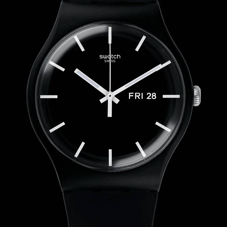 Orologi: Uhr Swatch Monoblack – Usato da Fehraltorf venduto da maz_2xgq