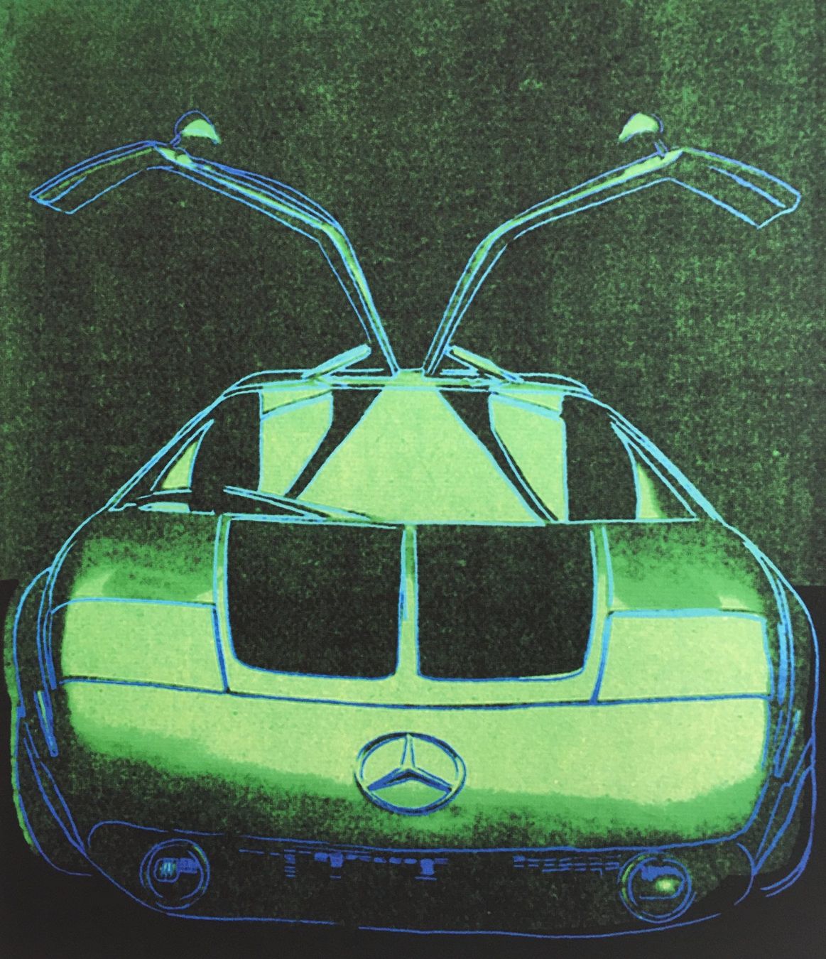 Grafiken & Lithographien: ANDY WARHOL Mercedes C111  Green/Green – Gebraucht aus Nennigkofen von Sommersonnen 4