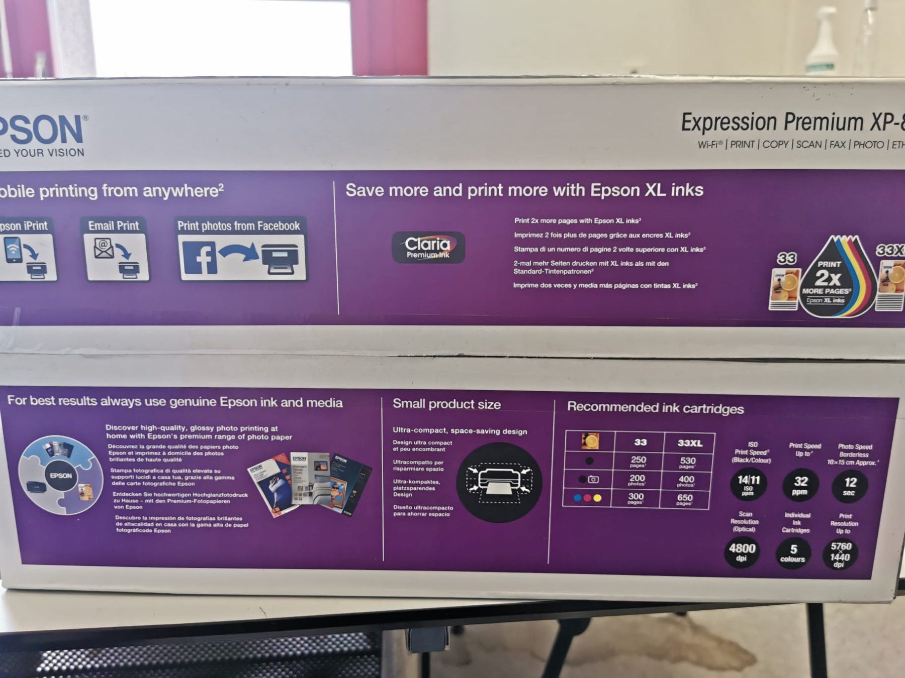 Epson Imprimantes: Epson Expression Premium XP-6100 Tintenstrahldrucker Top – Neuf avec emballage d'origine à Dottikon par Dragan57_77 2
