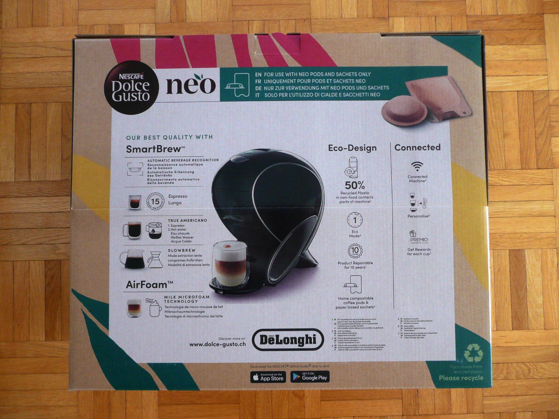 De'Longhi Macchine per caffè & Macchine per espresso: De Longhi Neo - Nescafé Dolce Gusto – Nuovo e nell'imballaggio originale da Zürich venduto da zuerich00 1