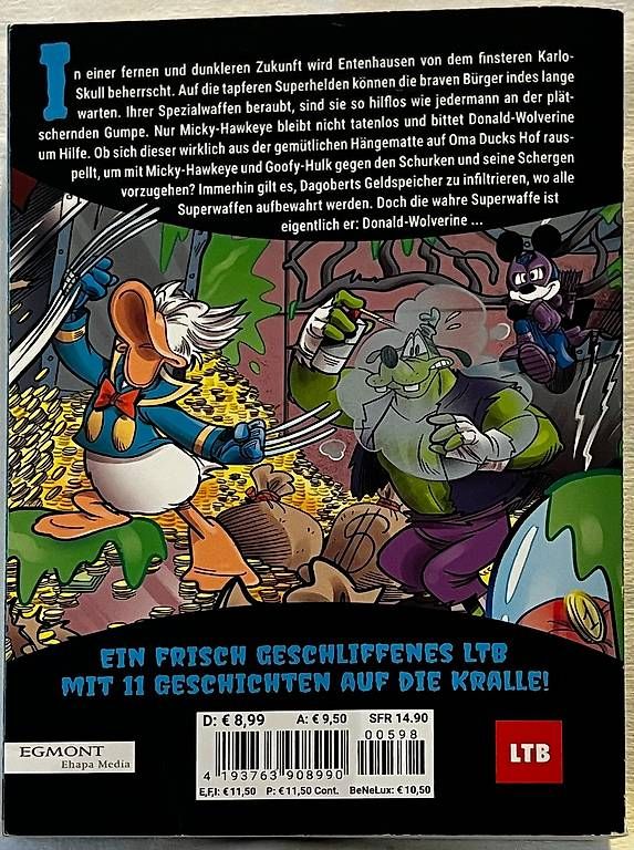 Fumetti: LTB 598 - What If Donald Duck Became Wolverine – Usato da Bettwiesen venduto da Waser_Solutions 1