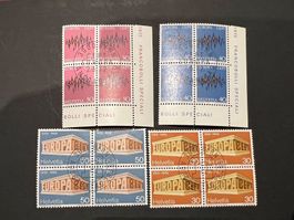 CH  Europa  Viererblock Serie FDC  Luxus  (4455)