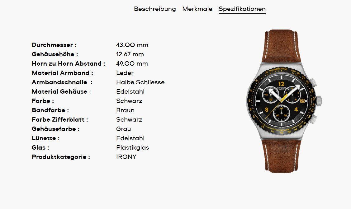 Swatch Montres: Swatch Canyon Chaser 43mm – Neuf avec emballage d'origine à Barberêche par rafaman66 6