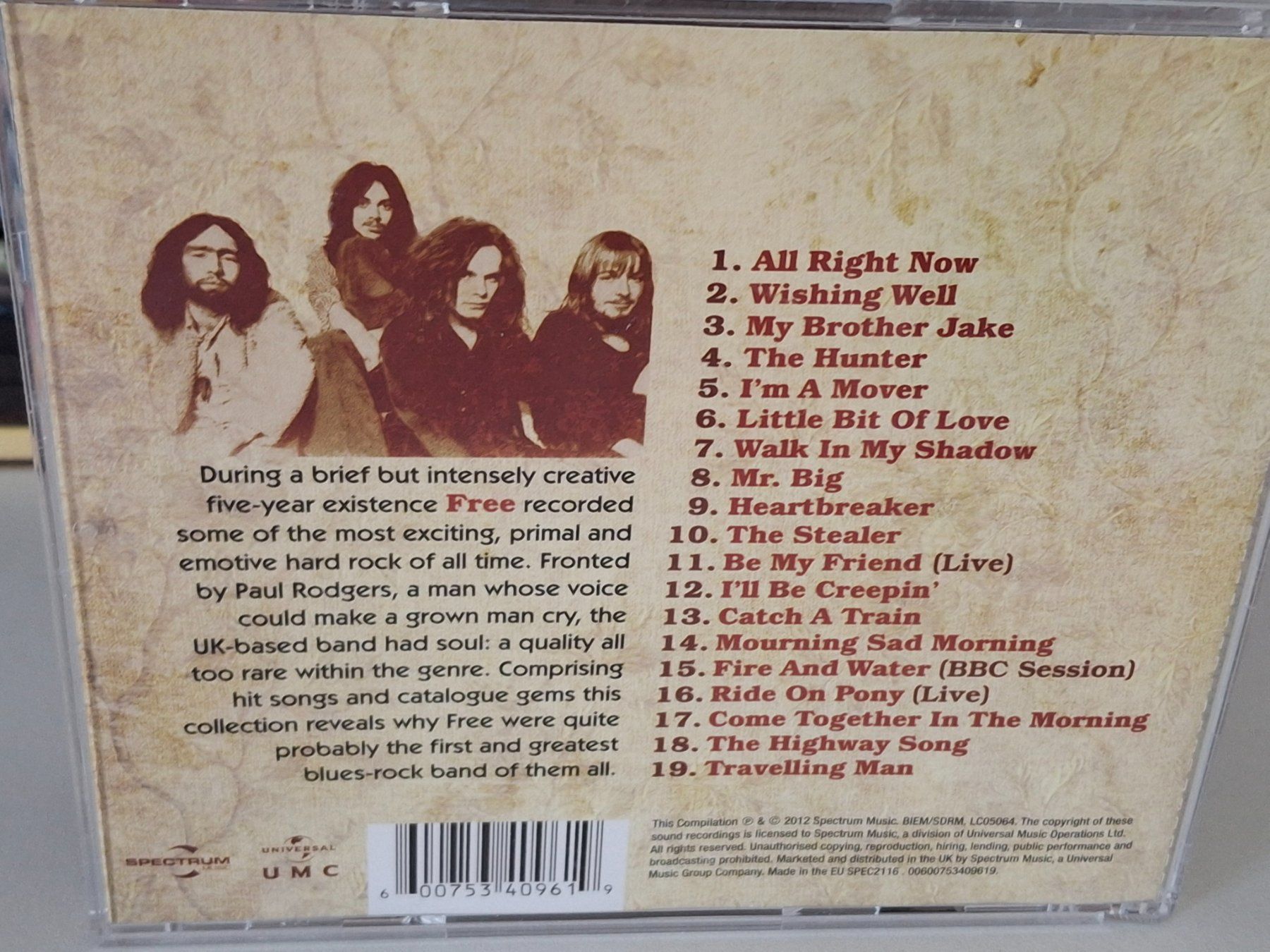 CDs: CD Free - All Right Now, The Collection, – D'occasion à Aarberg par Jackup1 1
