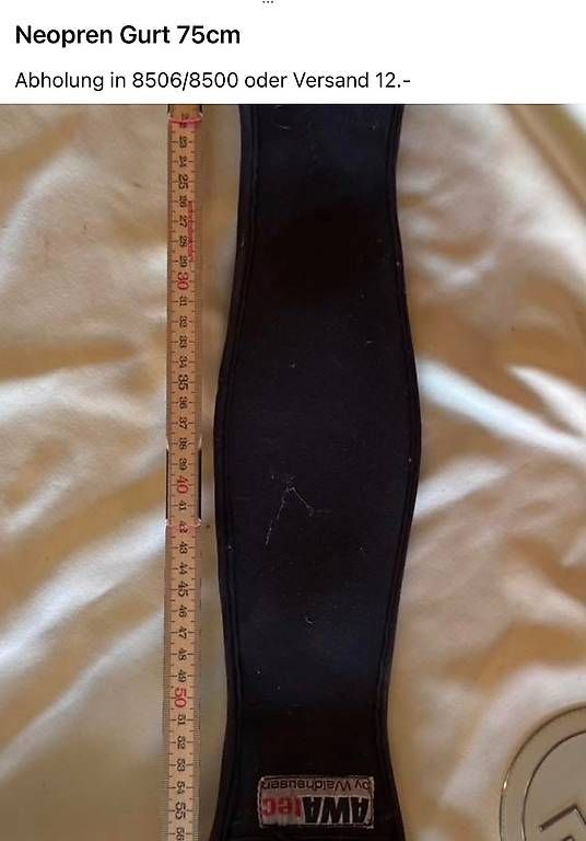 Selle & Accessori: Sattelgurt diverse Grössen und Materialien – Usato da Lanzenneunforn venduto da vario714