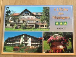 Alte Ansichtskarte A L'Echo des Montagnes, Armoy (F)